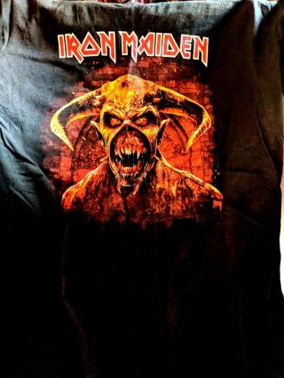 Iron Maiden Concert T Shirt Legacy Of The Beast Eu/uk Tour 2018,  Size X Large