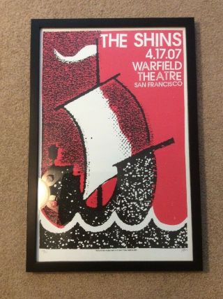 The Shins 2007 Warfield Theatre San Francisco Ca Limited Edition Concert Poster