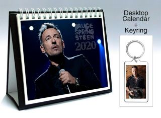Bruce Springsteen 2020 Desktop Holiday Calendar,  Keyring