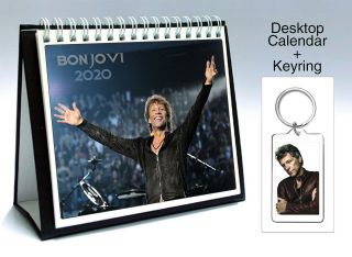 Jon Bon Jovi 2020 Desktop Holiday Calendar,  Keyring