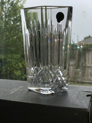 Waterford Glass Crystal Lismore 7 " Diamond Vase
