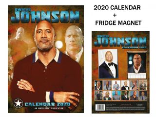 Dwayne Johnson Calendar 2020,  Dwayne Johnson Fridge Magnet