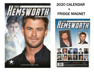 Chris Hemsworth Calendar 2020,  Chris Hemsworth Fridge Magnet