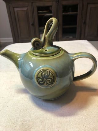 Colm De Ris Irish Pottery Tea Pot - Made In Ireland