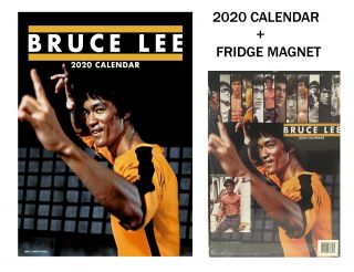 Bruce Lee Calendar 2020,  Bruce Lee Fridge Magnet