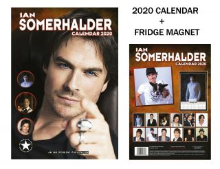 Ian Somerhalder Calendar 2020,  Ian Somerhalder Fridge Magnet