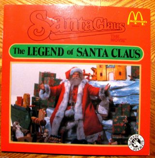 Mcdonalds Santa Claus The Movie Vintage 1985 “the Legand Of Santa Claus” Fine