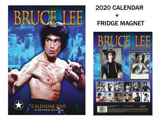 Bruce Lee Calendar 2020 By Dream,  Bruce Lee Fridge Magnet
