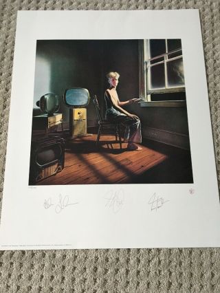 Rush Power Windows Plate Signed Lithograph Print 22x28 Numbered 2116/2500