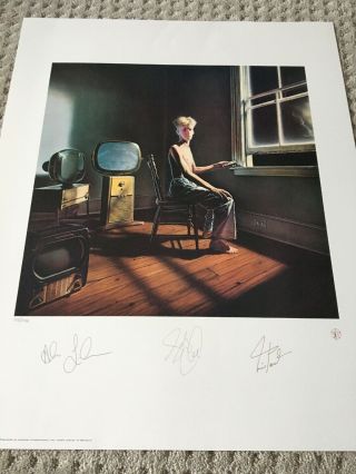Rush Power Windows Plate Signed Lithograph Print 22x28 Numbered 2116/2500 2