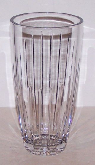 Lovely Signed Marquis By Waterford Crystal Studio 8 " Vase