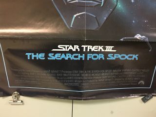 Vintage Star Trek III The Search for Spock Movie Poster 27 
