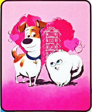 The Secret Life Of Pets 2 - Max & Gidget Throw Blanket - Soft Cotton Candy Pink