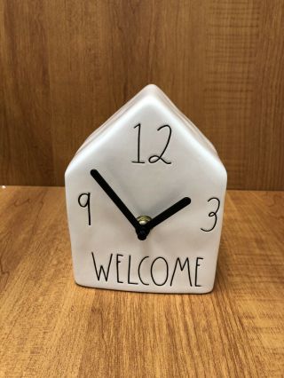 Rae Dunn Birdhouse Clock