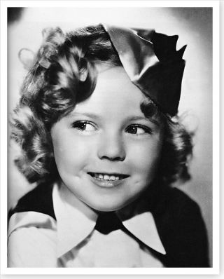 Movie Star Shirley Temple Hollywood Child Actress 8 X 10 Silver Halide Photo