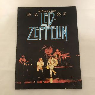 An Evening With Led Zeppelin Concert Photo Book United States Tour 1977