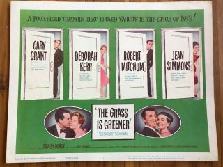 Lobby Card 11x14: The Grass Is Greener (1960) Cary Grant,  Deborah Kerr