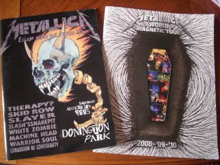 Metallica Escape From The Studio 95 Death Magnetic World Tour Programme 2009 - 10