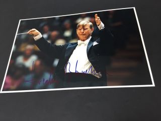 Herbert Blomstedt Conductor In - Person 2014 Signed Autograph Photo 8x12