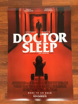 Doctor Sleep (2019) D/s Final Movie Poster 2 - Sided 27x40 Kubrick W/ Credits Rare