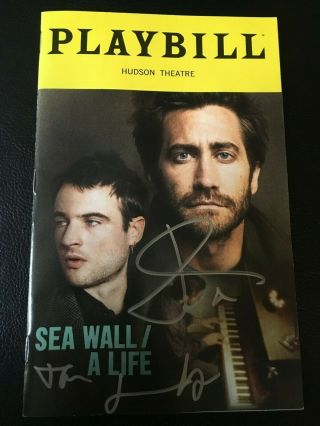 Sea Wall/A Life Cast Signed Broadway Playbill 2