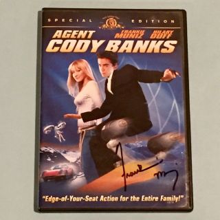 Frankie Muniz Agent Cody Banks Autographed Signed Dvd Cover Movie