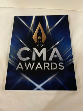 Official 2019 53rd Country Music Awards (cma) Program