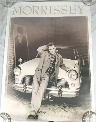The Smiths Morrissey 1991 UK Splash Poster Rare Car Vintage Linder (See Descr) 2