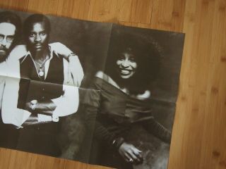 Vintage 1970s CHAKA KHAN RUFUS LP Record Insert POSTER 35 