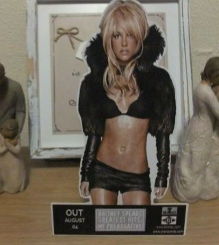 (-) Rare Britney Spears My Prerogative Stand Cd 2004 Counter Standee Promo