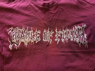 Cradle Of Filth Midian T - Shirt Claret Xl