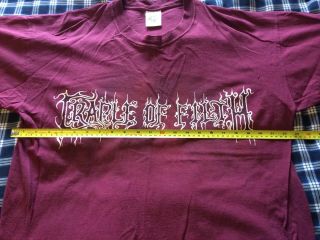 Cradle Of Filth Midian T - Shirt Claret XL 5