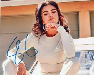 Autographed Selena Gomez Signed 8 X 10 Photo Hot