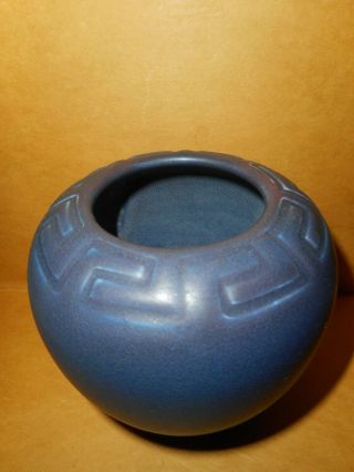 Rare American Art Pottery Rookwood Vase Greek Key 4 1/2 " Tall 1905 Arts & Crafts