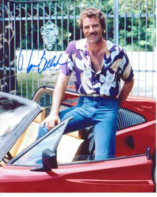 Tom Selleck Magnum P.  I.  Legend Signed 8x10 Photo With