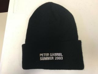 Peter Gabriel Summer 2003 Up Tour Beanie Winter Hat