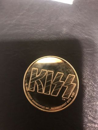 KISS Gold Coin Aussie 1980 Tour Aucoin Australian Eric Carr - 4