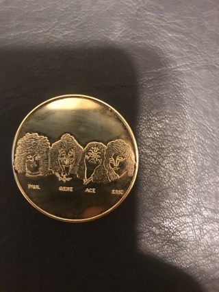 KISS Gold Coin Aussie 1980 Tour Aucoin Australian Eric Carr - 5