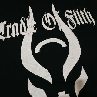 Vintage CRADLE OF FILTH T SHIRT metal black goth death 4