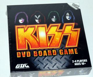 Kiss Band Dvd Board Game 2008 Gene Simmons Ace Frehley Peter Paul Stanley