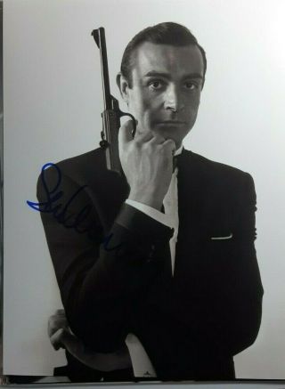 Sean Connery " James Bond 007 " Authentic Autograph 8 X 10 Photo W/coa