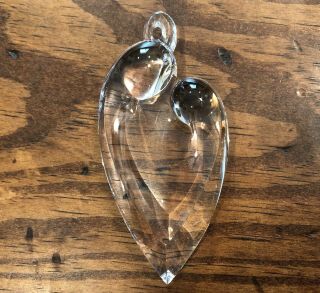 Rare Steuben Crystal Glass Ornament A Mother’s Love.