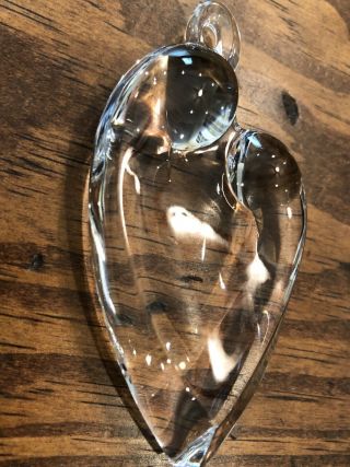 Rare Steuben Crystal Glass Ornament A Mother’s Love. 2