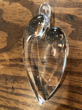 Rare Steuben Crystal Glass Ornament A Mother’s Love. 3
