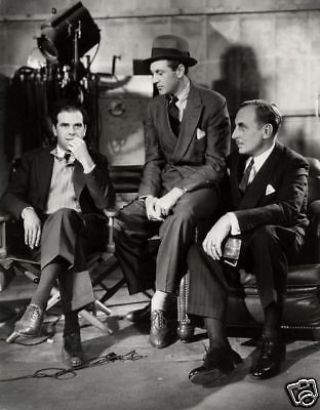 Gary Cooper Rare B/w Candid 8x10 1936 Frank Capra On The Set Of Mr.  Deeds