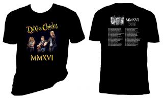 Dixie Chicks T Shirts,  Dixie Chicks Concert Tour Tee,  5oz,  Sizes S - 6xl