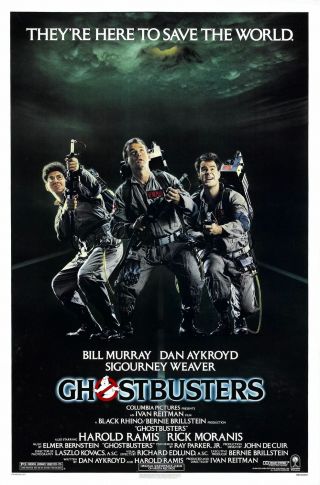 Ghostbusters 1984 Regular Movie Poster 13x19