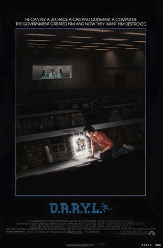 D.  A.  R.  Y.  L.  (1985) Movie Poster - - Ss - Near - - Rolled