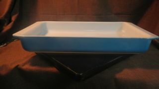 Pyrex Turquoise Delphiteblue Lasagna Dish 933 Open Casserole Vintage Baking Pan
