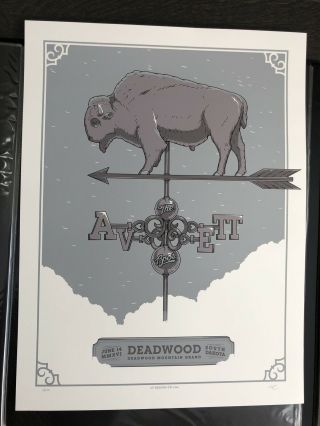 Avett Brothers Poster Print 6/14/2016 Deadwood,  South Dakota